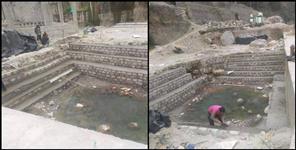 image: People of gaurikund made kund by themselves
