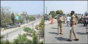 image: Lockdown in Udham Singh Nagar Kashipur uttarakhand