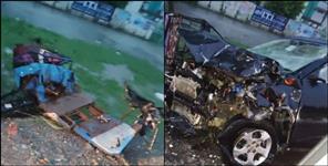 image: Car and erickshaw collide in Rudrapur four people died