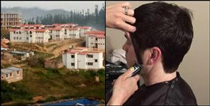 image: Warden cut hair of students in Champawat Navodaya Vidyalaya