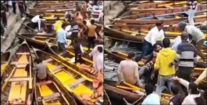 image: Fight between boat Sailor and tourists in Nainital
