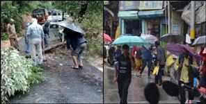 image: Heavy rain in Kimgair village of Bageshwar