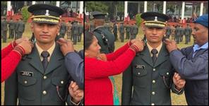 image: Deepak Vani of Seraghat became an army officer