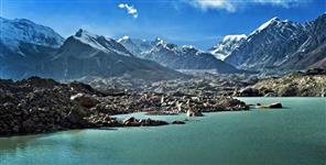 image: Vasudhara Glacier Lake Water level increased by 767 Percent