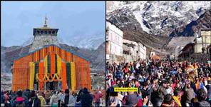 image: Char dham yatra uttarakhand most devotees reached Kedarnath Dham
