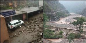 image: Cloudburst in Ghat in Chamoli district