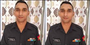 image: Havildar Jagendra Singh Chauhan of Dehradun martyred in Siachen