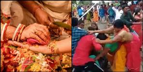 image: haridwar news chaos between groom and bride family in marriage