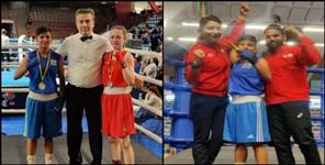 image: Nivedita become golden girl in international junior boxing championship
