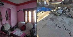 image: Landslide in Joshimath cracks in many houses