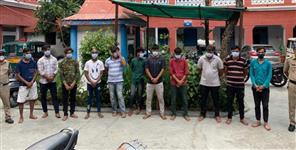 image: Boys were creating ruckus at Ganga Ghat in Haridwar
