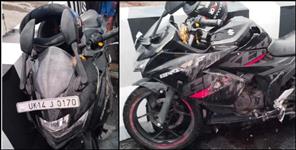 image: Bike rider Pulkit Gaur died in Dehradun Ranipokhari