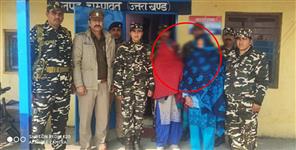 image: Two women caught with weed in champawat