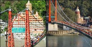 image: Rishikesh Ram Jhula bridge unfit report