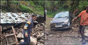 image: Cloud burst in Pauri Garhwal