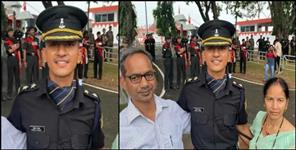 image: Pankaj Singh Rawat of Tehri Garhwal BudhaKedar became an army officer