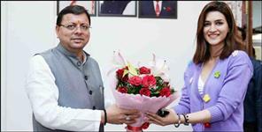 image: Bollywood actress Kriti Sanon in Dehradun