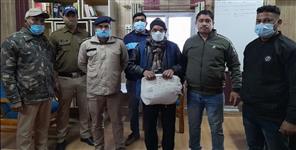 image: Elderly Keshar Singh arrested with charas in Chamoli district