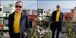 image: uttarakhand Reena Shahi donated her hair for cancer patient