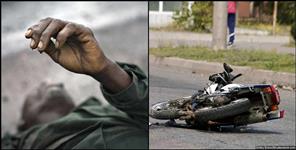 image: Truck hit bike in Nanakmatta