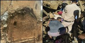 image: House collapses due to rain in Maletha
