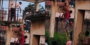 image: Police saved a youth from committing suicide