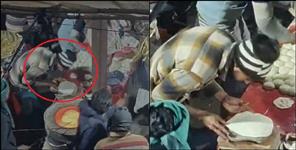 image: Video of spitting on rotis at Uttarayan fair goes viral