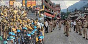 image: Additional police forces deployed in 4 districts of Uttarakhand