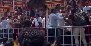 Relatives clashed with each other on stairs of Badrinath