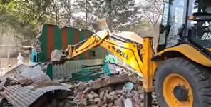 image: Illegal shrine demolished in Haridwar
