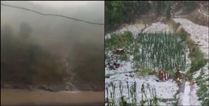 image: Heavy rain and hailstorm in Uttarakhand