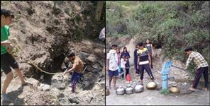 image: Corruption in drinking water line of Tehri Garhwal