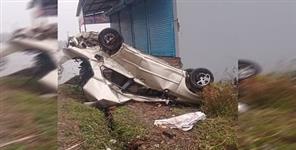 image: Car of youth returning from birthday party overturned  two died  five injured