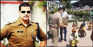 image: Coronavirus Uttarakhand:Rishikesh police providing food to the needy