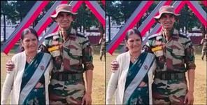 image: Almora Sunder Singh Bora became Army Officer