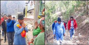 image: Col Ajay Kothiyal visit to Kamar Gram Sabha in Gangotri