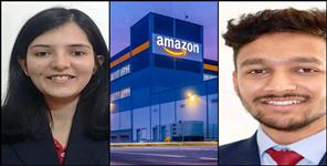 image: Gautam and Kritika of Dehradun Graphic Era selected in Amazon