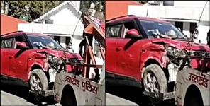 image: Over Speeding Car of Tourist Hits 10 People in Nainital