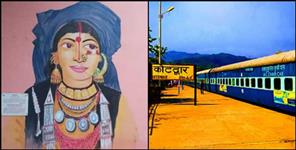 image: Kotdwara youths gives a new makeover to Kotdwara railway station