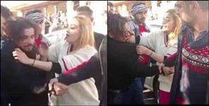 image: Female Tourist Beaten Mobile Thief In Nainital Video Viral