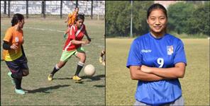 image: Dehradun Anjana Thapa selected in Indian football team