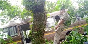 image: ITBP bus fell into a ditch in Champawat