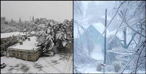 image: Villagers difficulties increased due to ice storm in high altitude areas