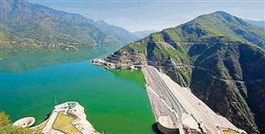 image: Water level reached beyond 827 rl meter in tehri lake