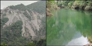 image: Lake formed in Uttarkashi Jankichatti