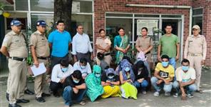 13 arrested for prostitution in Srinivasa Hotel