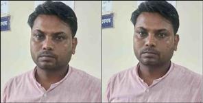 image: Officer Sandeep Kumar arrested while taking bribe in Roorkee