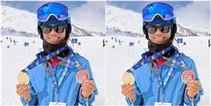 image: Uttarakhand Snow Girl Maneka Gunjyal Wins Gold Medal