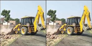 image: MDDA action on illegal plotting in Dehradun