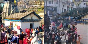 image: Triyuginarayan Temple Records 47 868 Devotees During Winter Yatra